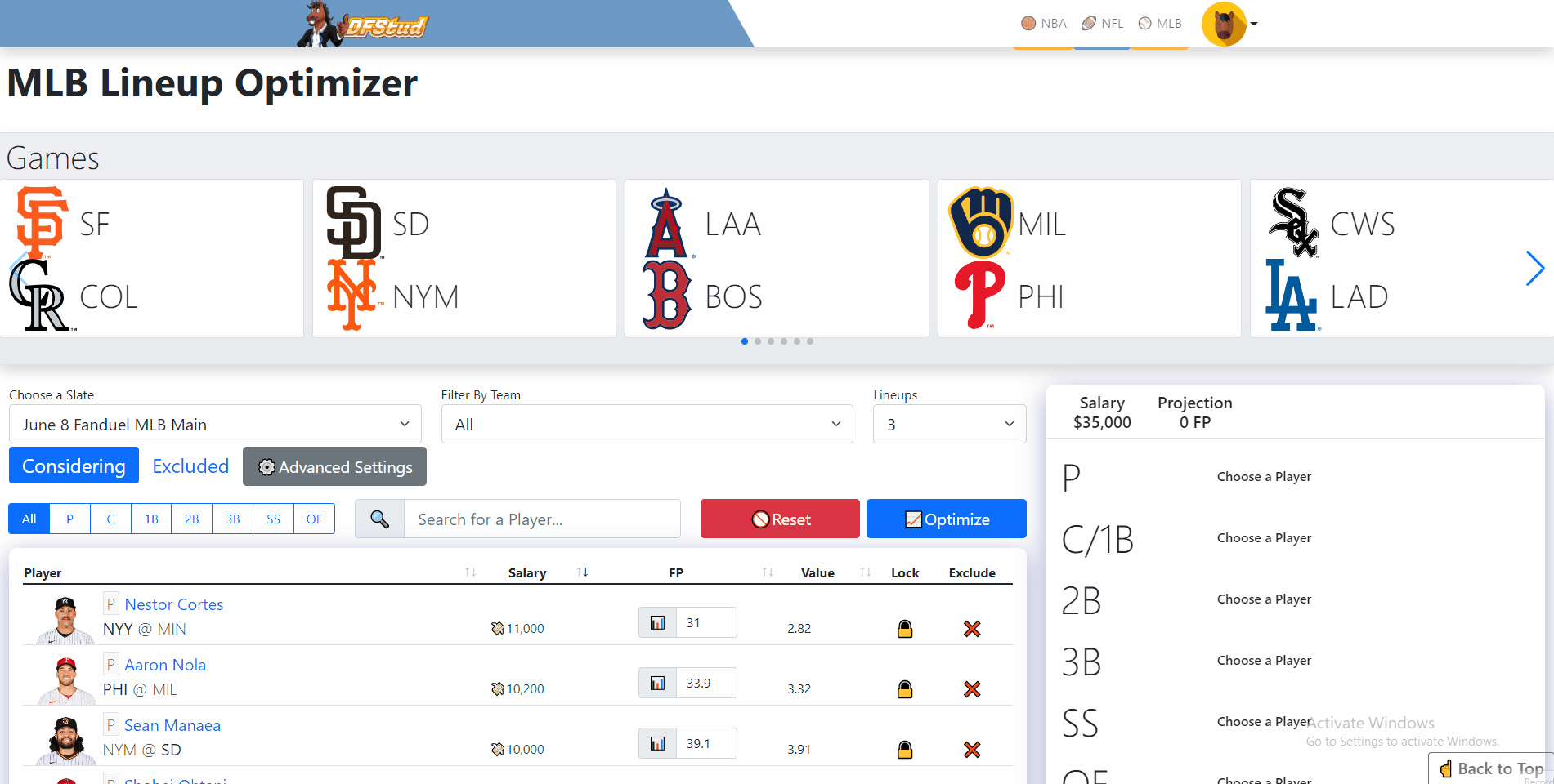 mlb prop bet calculator